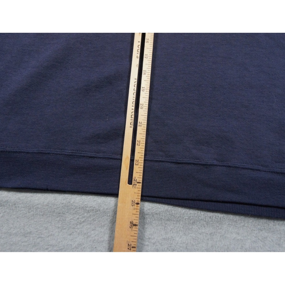 Vintage University of Michigan Sweatshirt Mens Large Blue 80s Crewneck Russell - Picture 12 of 14